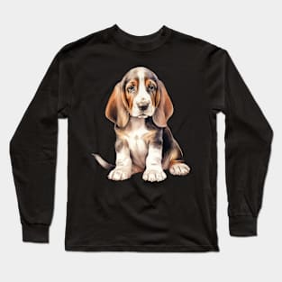 Puppy Basset Hound Long Sleeve T-Shirt